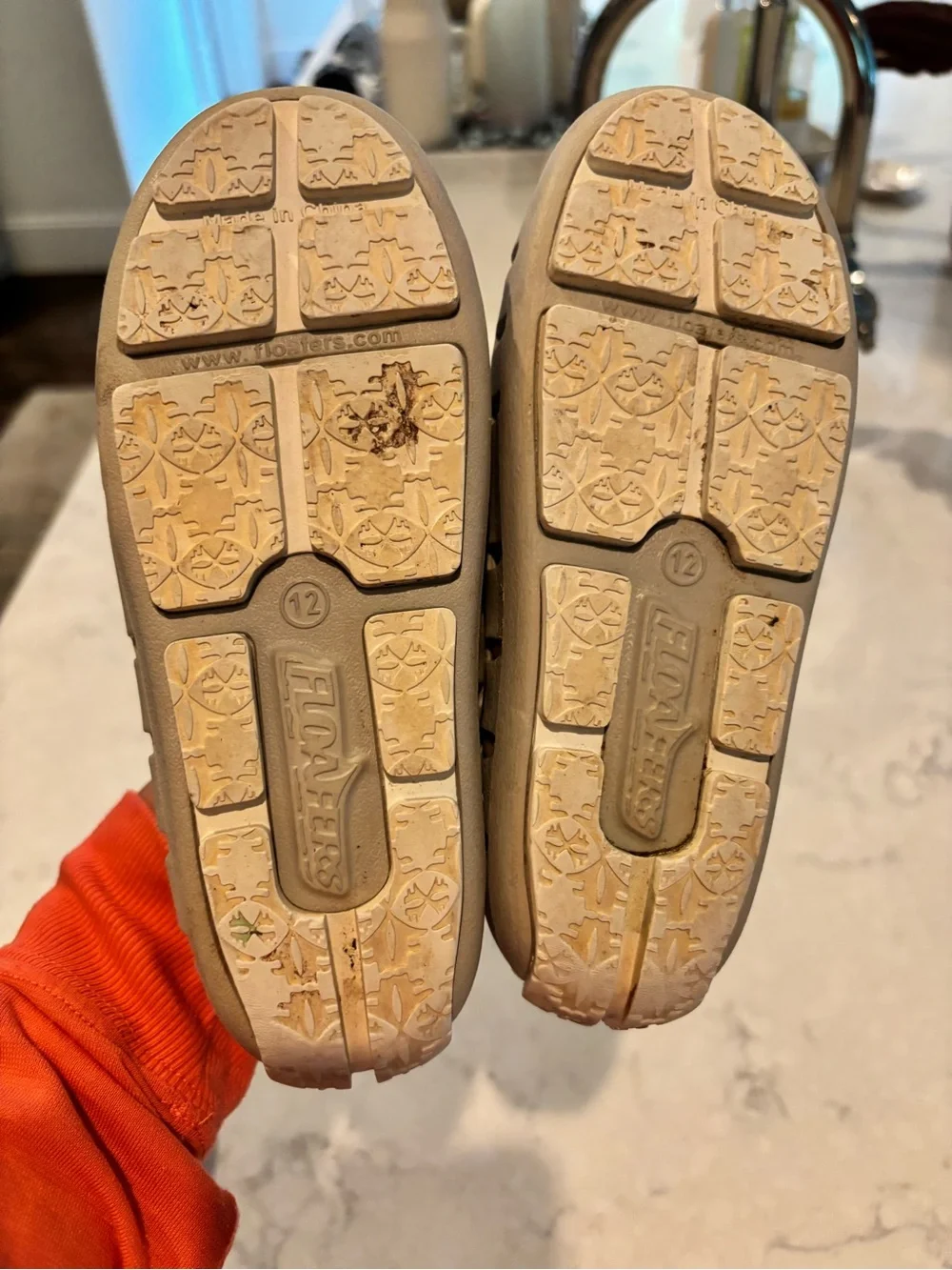 Kids Water Shoes Slip-On Loafers in Light Gray